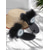 cheap Vacation Sandals-Women&#039;s Glamorous Black Sandals with Feather and Pearl Embellishments – Luxurious and Stylish Footwear for Pool Parties, Summer Soirées and Resort Getaways