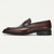 preiswerte Loafer aus hochwertigem Leder-braune Pennyloafer aus echtem Leder für Herren – klassische Slipper mit Krokodilmuster für Kentucky Derby und Business-Kleidung