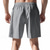 cheap Holiday-Men&#039;s Shorts Linen Shorts Summer Shorts Beach Shorts Pocket Drawstring Elastic Waist Plain Comfort Breathable Short Vacation Holiday Beach Hawaiian Boho Black White