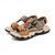 abordables sandalias de exterior-Sandalias deportivas para hombre para senderismo y actividades al aire libre con velcro ajustable: calzado cómodo para los amantes de la aventura.
