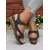 cheap Comfort Sandals-Open-Toe Hook-and-Loop Sandals for Women - Casual Summer Comfort Wedge Sandals for Walking &amp; Travel