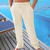 cheap Holiday-Men&#039;s Linen Pants Trousers Summer Pants Beach Pants Pocket Elastic Waist Drawstring Plain Comfort Breathable Vacation Daily Holiday Hawaiian Boho ArmyGreen Black