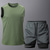 cheap Tracksuits-Men&#039;s Tracksuit Running T-Shirt With Shorts 2 Piece Reflective Strip Casual Long Sleeve Breathable Soft Fitness Gym Workout Running Sportswear Activewear Solid Colored Dark Grey Black White