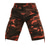 billige Klassisk-Herre Cargoshorts Camo Shorts Shorts Sommershorts Multi lomme Klapplomme Kamuflasje Kamuflasje Farge Komfort Anvendelig Knelengde utendørs Sport Daglig Mote Fritid Rød Lilla