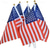 cheap Garden Flags, Banner-1pc US American Stick Flags Small Mini USA Hand Held Flags,July 4th Decoration,Veteran Party,Memorial Day