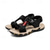 abordables sandalias de exterior-Sandalias deportivas para hombre para senderismo y actividades al aire libre con velcro ajustable: calzado cómodo para los amantes de la aventura.