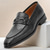 preiswerte Loafer aus hochwertigem Leder-braune Pennyloafer aus echtem Leder für Herren – klassische Slipper mit Krokodilmuster für Kentucky Derby und Business-Kleidung