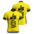 cheap Men's Jerseys-Men's Cycling Jersey Letter &amp; Number Short Sleeve Bike Tee Tshirt Jersey with 3 Rear Pockets Mountain Bike MTB Quick Dry Anatomic Design Wicking Breathable Sports Yellow Red Blue Clothing Apparel
