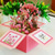 cheap Party Supplies-1pc, Lily Greeting Pop Up Card, Thankyou, Best Mom Ever, Happy Mother`s Day, Card For Birthday,Thinking Of You, Anniversary, Valentine&#039;s Day, Christmas, Gift, Party Supplies, Home Decorations, With Writing Place And Envelope