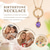 economico I regali-Collana con pietra di nascita personalizzata miglior regalo per mamma – Gioielli per donne regalo ideale per la festa della mamma San Valentino anniversario o compleanno