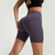 cheap Yoga Shorts &amp; Bikers-Women's Yoga Shorts Fleece Lined Leggings Yoga Leggings Butt Lift Tummy Control High Waist Pilates Gym Workout Workout Shorts Solid Color Black Pink Dark Gray Spandex Fall Sports Activewear Stretchy
