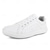 billige Herresko til golf-hvite og svarte ytelsesgolfsneakers for menn, slitesterk mikrofiberkonstruksjon, ideell for hverdagsgolfere
