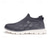 abordables Chaussures Décontractées Slip-On-Baskets à enfiler en tricot texturé pour hommes, coupe confortable avec semelle épaisse à la mode, chaussures streetwear décontractées