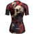 economico Maglie da donna-Per donna Maglia da Ciclismo Teschio Fiore Manica Corta Bicicletta Maglietta Maglia con 3 tasche posteriori Mountain Bike MTB Asciugatura Rapida Design Anatomico Assorbente Traspirante Gli sport