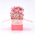 cheap Party Supplies-1pc, Lily Greeting Pop Up Card, Thankyou, Best Mom Ever, Happy Mother`s Day, Card For Birthday,Thinking Of You, Anniversary, Valentine&#039;s Day, Christmas, Gift, Party Supplies, Home Decorations, With Writing Place And Envelope