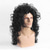 cheap Historical Wigs-Synthetic Wig Curly Wavy Layered Haircut With Bangs Machine Made Wig 24 inch A1 Synthetic Hair Women&#039;s Classic Comfortable Color Gradient Black Halloween Wigs