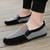 billiga Slip-On vardagsskor-casual loafers i nylon för män med design med dubbla strukturer och bekväma slip-on - lämpliga för kontor och fritidsutflykter