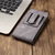 cheap Universal Phone Bags-Men Cellphone Loop Holster Case Belt Waist Bag Props PU Leather Purse Phone Wallet Vintage Belt Mobile Phone Protective Sheath