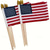 cheap Garden Flags, Banner-1pc US American Stick Flags Small Mini USA Hand Held Flags,July 4th Decoration,Veteran Party,Memorial Day