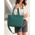 baratos Malas com Alça-bolsa tote feminina de grande capacidade – bolsa de nylon à prova d'água com vários bolsos, fecho de zíper e alça de ombro para viagens, trabalho e uso diário