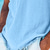 abordables Camisetas de Algodón y Lino-Hombre Camiseta superior Camiseta de lino Mangas cortas Escote en Pico Verano Plano Moda Design Básico Suave Playa Vacaciones Casual Diario Bleu Ciel Blanco Rosa Camiseta superior para hombre