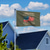 abordables Drapeau de jardin-4 juillet extérieur intérieur avec œillets Drapeau patriote Jour de l'Indépendance Décorations de maison de jardin Américain Banderole panneau signal