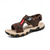 abordables sandalias de exterior-Sandalias deportivas para hombre para senderismo y actividades al aire libre con velcro ajustable: calzado cómodo para los amantes de la aventura.