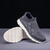 abordables Chaussures Décontractées Slip-On-Baskets à enfiler en tricot texturé pour hommes, coupe confortable avec semelle épaisse à la mode, chaussures streetwear décontractées