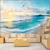 cheap Ocean Beach Tapestry-Landscape Ocean Beach Hanging Tapestry Wall Art Large Tapestry Mural Decor Photograph Backdrop Blanket Curtain Home Bedroom Living Room Decoration