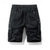 economico Classico-Per uomo Pantaloncini cargo Shorts Pantaloncini Estivi Coulisse Elastico in vita Tasca con cerniera Semplice Comodità Indossabile Lunghezza al ginocchio All'aperto Sport Quotidiano Moda Casual Nero