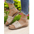 preiswerte Rutschsandalen-Schwarze Slide-Sandalen mit Nieten für Damen – trendige flache Schlupfsandalen mit goldenen Nieten für Sommer, Strand und Freizeitausflüge