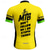 cheap Men's Jerseys-Men's Cycling Jersey Letter &amp; Number Short Sleeve Bike Tee Tshirt Jersey with 3 Rear Pockets Mountain Bike MTB Quick Dry Anatomic Design Wicking Breathable Sports Yellow Red Blue Clothing Apparel