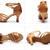 abordables Chaussures de danses latines-chaussures de danse latine à imprimé léopard pour femmes – talons à lanières avec semelle en daim pour la salsa et la performance