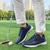 cheap Men's Golf Shoes-Men's Performance Golf Sneakers in White with Red Laces, Breathable Microfiber, Ideal for Amateur Golfers