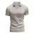 cheap Men&#039;s Classic Polo-Men&#039;s Golf Shirt Golf Polos Shirts Work Casual V Neck Short Sleeve Basic Modern Plain Jacquard Summer Spring Regular Fit Apricot White Brown Light Grey Army Green Light Blue Golf Shirt