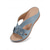 preiswerte Komfortsandalen-elegante Keilsandalen mit Blumenmuster und Cut-outs für Damen – bequeme Sommerschuhe mit dekorativen Blumen, ideal für den Alltag oder Gartenpartys
