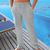 cheap Holiday-Men&#039;s Linen Pants Trousers Summer Pants Beach Pants Pocket Elastic Waist Drawstring Plain Comfort Breathable Vacation Daily Holiday Hawaiian Boho ArmyGreen Black