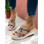 economico Sandali con zeppa-sandali con zeppa con strass da donna – eleganti sandali con plateau slip-on per l'estate, la spiaggia e le uscite casual
