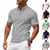 preiswerte Klassisches Poloshirt für Herren-Herren Golfshirt Piqué-Poloshirt Geschäft Lässig Gerippter Polokragen Kurzarm Mode Basic Einfarbig Knöpfe Sommer Frühling &amp; Herbst Normale Passform Schwarz Weiß Hellgrün Marinenblau Hellgrau Golfshirt
