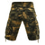 billige Klassisk-Herre Cargoshorts Camo Shorts Shorts Sommershorts Multi lomme Klapplomme Kamuflasje Kamuflasje Farge Komfort Anvendelig Knelengde utendørs Sport Daglig Mote Fritid Rød Lilla