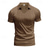 cheap Men&#039;s Classic Polo-Men&#039;s Golf Shirt Golf Polos Shirts Work Casual V Neck Short Sleeve Basic Modern Plain Jacquard Summer Spring Regular Fit Apricot White Brown Light Grey Army Green Light Blue Golf Shirt