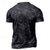 billiga Casual T-shirts för män-Herr T-shirts Kortärmad tröja T-tröja Kortärmad Rund halsringning Vår &amp; Höst Kamouflage Mode Designer Mönster Semester Gata Utekväll Marin Svart Blå Topp t-shirt för män