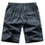 cheap Classic-Men's Cargo Shorts Camping Shorts Camo Shorts Hiking Shorts Elastic Waist Zipper Pocket Straight Leg Camouflage Wearable Moisture Wicking Knee Length Casual Daily Outdoor Fashion Streetwear Khaki