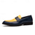 economico Mocassini-mocassini in similpelle rossi e bianchi per uomo - eleganti scarpe eleganti bicolore per lavoro e eventi speciali