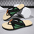 ieftine Sandale de vacanță-flip-flops pentru bărbați roșu aprins cu bretele din plasă - confort ușor pentru purtarea zilnică