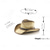 billige Fedora hatt-Herre Solhatt Cowboyhatt Krem Rosa Stråtau Gammeldags stil Mote 18. århundre Daglig Temafest Ensfarget / vanlig farge Solkrem Cosplay