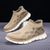 abordables Chaussures Décontractées Slip-On-Baskets à enfiler en tricot texturé pour hommes, coupe confortable avec semelle épaisse à la mode, chaussures streetwear décontractées