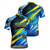 cheap Men's Jerseys-Men's Cycling Jersey Gradient Letter &amp; Number Short Sleeve Bike Tee Tshirt Jersey with 3 Rear Pockets Mountain Bike MTB Quick Dry Anatomic Design Wicking Breathable Sports Dark Purple Blue Purple
