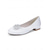 economico Madre della Sposa/Sposo-Per donna Scarpe da Sposa Matrimonio Ballerine da Sposa Cristallo Tacco basso Punta Tonda Moda Raso Mocassino Argento Nero Bianco