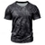 billiga Casual T-shirts för män-Herr T-shirts Kortärmad tröja T-tröja Kortärmad Rund halsringning Vår &amp; Höst Kamouflage Mode Designer Mönster Semester Gata Utekväll Marin Svart Blå Topp t-shirt för män